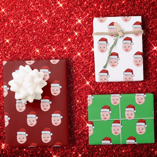 Weihnachtsmann-Wrapping-Papier, Geschenkwrap mit G Geschenkpapier Set
