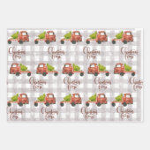 Weihnachtsmann-Wrapping Papier Set von 3 (Vorderseite 3)