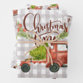 Weihnachtsmann-Wrapping Papier Set von 3 (Beispiel)