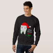 Weihnachtsmann-Zahnarzt Zahnarzt Sweatshirt (Vorne ganz)