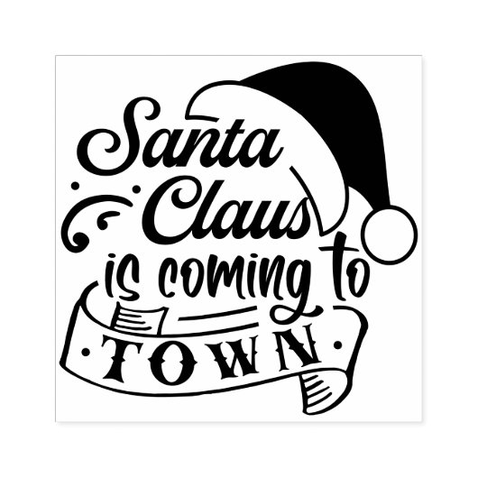 Weihnachtsmann zu Weihnachtskautschuk-Briefmarke Gummistempel (Prägung)