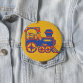 Weihnachtsmann-Zug Button (Beispiel)