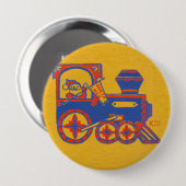 Weihnachtsmann-Zug Button (Vorne & Hinten)