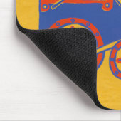 Weihnachtsmann-Zug Mousepad (Ecke)