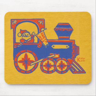 Weihnachtsmann-Zug Mousepad