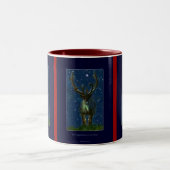 Weihnachtsmann Zweifarbige Tasse (Mittel)