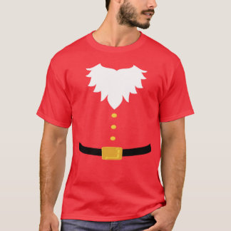 Weihnachtsmannbart und -gurt T-Shirt