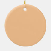 Weihnachtsmänner am Affen Niedliche Affen Ce Keramik Ornament (Hinten)