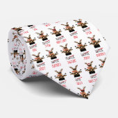 Weihnachtsmänner auf Motorrädern Neck Tie Krawatte (Gerollt)