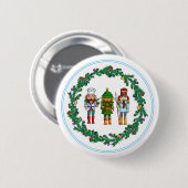 Weihnachtsmänner Button (Vorne & Hinten)