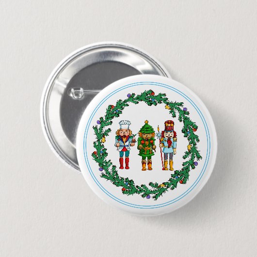 Weihnachtsmänner Button (Vorne & Hinten)