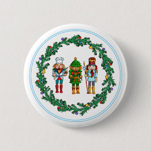 Weihnachtsmänner Button