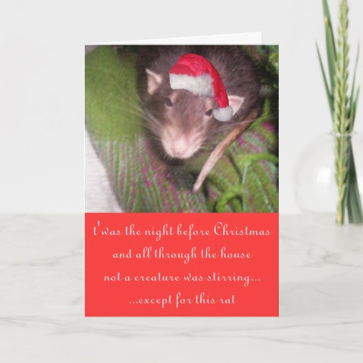 Weihnachtsmänner Feiertagskarte (Vorderseite)