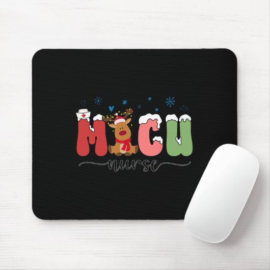 Weihnachtsmänner Frauen Intensivmedizin U Mousepad (Mit Mouse)