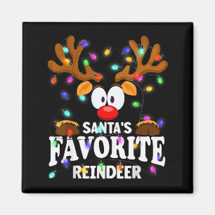 Weihnachtsmänner Frauen Santas Lieblingsrentier Magnet