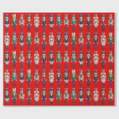 Weihnachtsmänner Geschenkpapier (Flach)