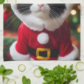 Weihnachtsmänner Geschirrtuch (Gefaltet)