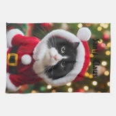 Weihnachtsmänner Geschirrtuch (Horizontal)