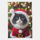 Weihnachtsmänner Geschirrtuch (Vertikal)