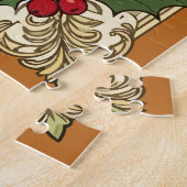 Weihnachtsmänner-Gingerbread-Mann-Kekse Festlich W Puzzle (Seite)