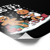 Weihnachtsmänner haben Sie versucht, es Lebkuchen  Fotodruck (Ecke)