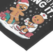 Weihnachtsmänner haben Sie versucht, es Lebkuchen Kurzer Tischläufer (Ecke)