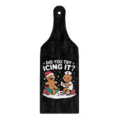 Weihnachtsmänner haben Sie versucht, es Lebkuchen  Schneidebrett (Vorderseite)