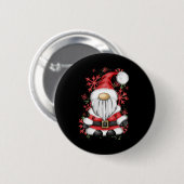 Weihnachtsmänner Herr Claus Santa Gnom Weihnachts- Button (Vorne & Hinten)