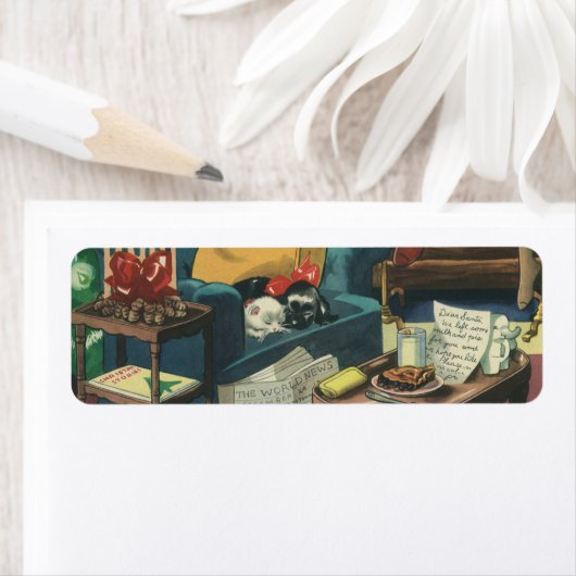 Weihnachtsmänner im Wohnzimmer (Insitu)