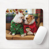 Weihnachtsmänner in Sweatern Mousepad (Mit Mouse)