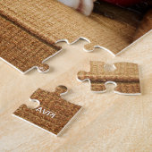 Weihnachtsmänner in Sweatern Puzzle (Seite)