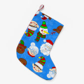 Weihnachtsmänner Kleiner Weihnachtsstrumpf (Vorderansicht (hängend))
