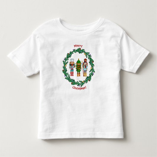 Weihnachtsmänner Kleinkind T-shirt (Vorderseite)