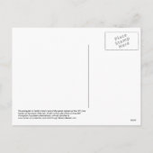 Weihnachtsmänner Lieben Tiere Feiertagspostkarte (Rückseite)