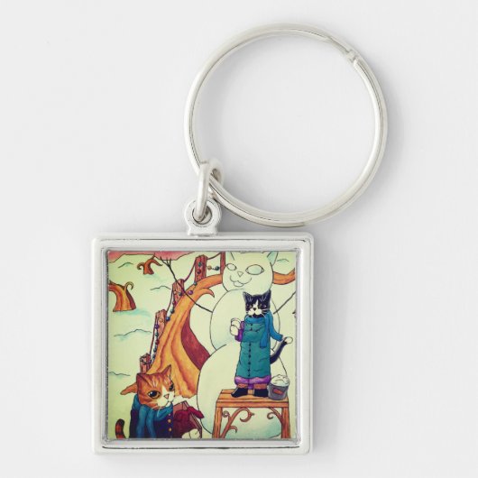 Weihnachtsmänner Schlüsselanhänger (Vorne)