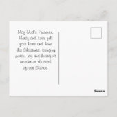 Weihnachtsmänner Woodland Tiere Inspiration Postkarte (Rückseite)