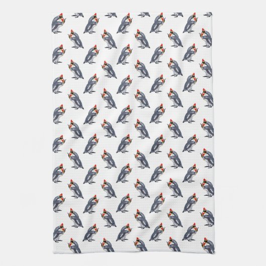 WeihnachtsmännerFrenzy Küchentuch (Vertikal)