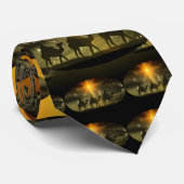 WeihnachtsMänners-goldener Stern von Bethlehem Krawatte (Gerollt)