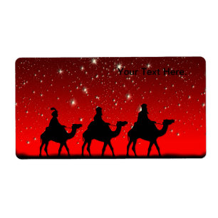 WeihnachtsMänners-rote Himmel-Sternlite-Nacht