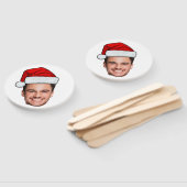 Weihnachtsmannhut mit individuellem Gesichtsfoto W Fächer (Non-assembled)
