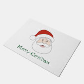 Weihnachtsmannillustration u. -text fußmatte (Schrägansicht)