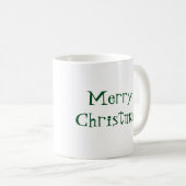 Weihnachtsmannillustration u. -text kaffeetasse (VorderseiteRechts)