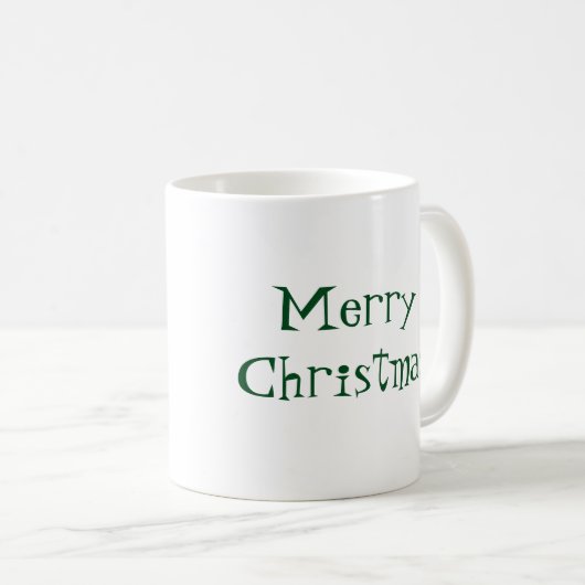 Weihnachtsmannillustration u. -text kaffeetasse (VorderseiteRechts)
