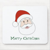Weihnachtsmannillustration u. -text mousepad (Vorne)