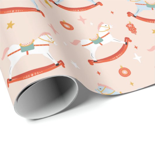 Weihnachtsmannkunst Geschenkpapier (Rolleneckpunkt)