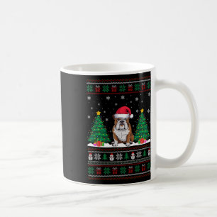 Weihnachtsmannmütze American Bulldog Xmas Tree Lig Kaffeetasse