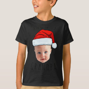 Weihnachtsmannmütze Baby Gesicht Weihnachtsfoto _1 T-Shirt