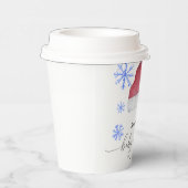 Weihnachtsmannmütze - Babydusche Pappbecher (Rechts)