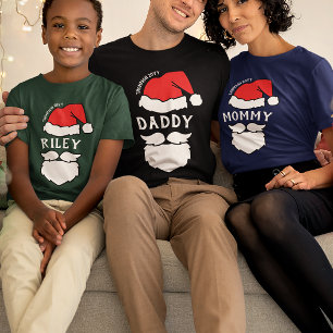 Weihnachtsmannmütze & Bard Daddy T-Shirt