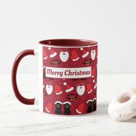Weihnachtsmannmütze Beard Boots Frohe Weihnachtsfe Tasse